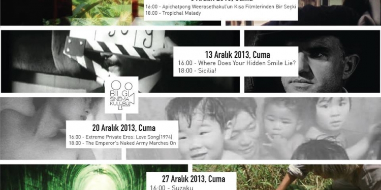 Bilgi Sinema Kulübü Aralık Ayı Gösterim Programı