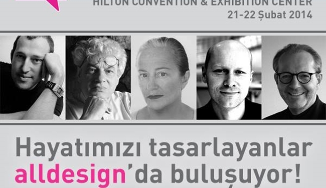 Tasarım Dünyası 21-22 Şubat 2014’te alldesign’da Buluşuyor