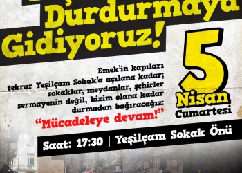 Emek Sineması İnşaatını Durdurmak İçin Eylem Çağrısı