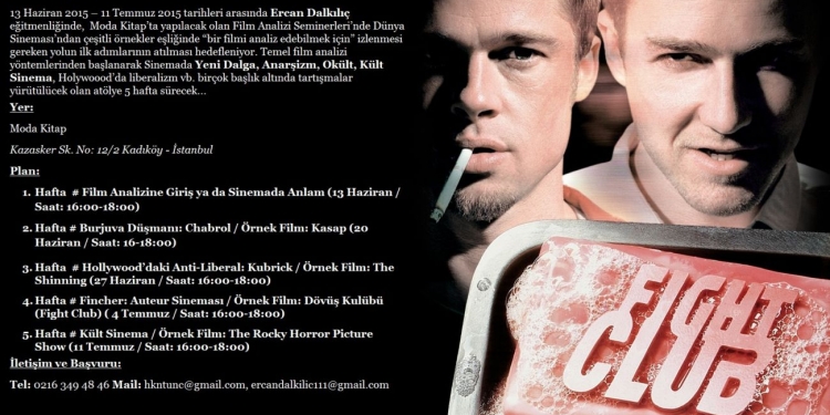Moda Kitap’ta Film Analizi Seminerleri Başlıyor!