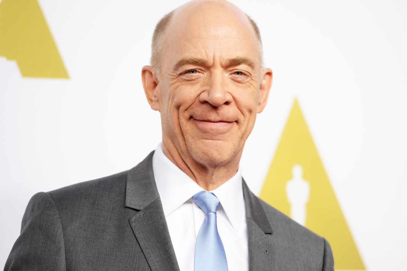 Actor J.K. Simmons arrives for the Oscars Nominees' Luncheon hosted by the Academy of Motion Picture Arts and Sciences, February 2, 2015 at the Beverly Hilton Hotel in Beverly Hills, California. The 87th Oscars will take place in Hollywood, California February 22, 2015. AFP PHOTO / ROBYN BECKROBYN BECK/AFP/Getty Images
