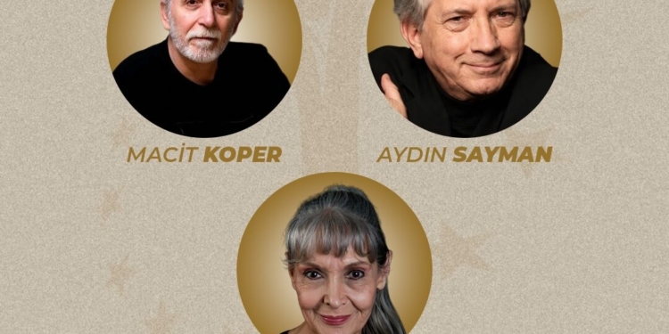 Adana Altın Koza’dan Suna Selen, Macit Koper ve Aydın Sayman’a Emek Ödülü
